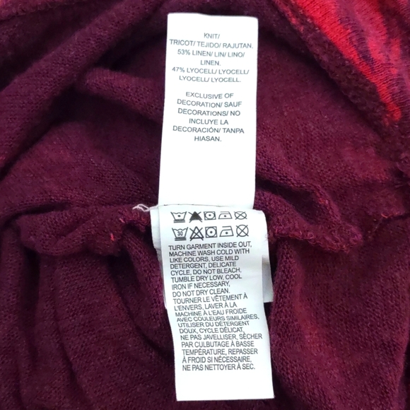 VERY USED LUCKY BRAND FLORAL SHORT SLEEVE PINK AND PURPLE SIZE 2X - Picture 14 of 16